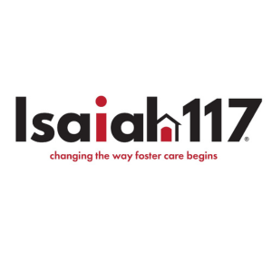 The logo for Isaiah 117 house, featuring the name of the organization, with the 